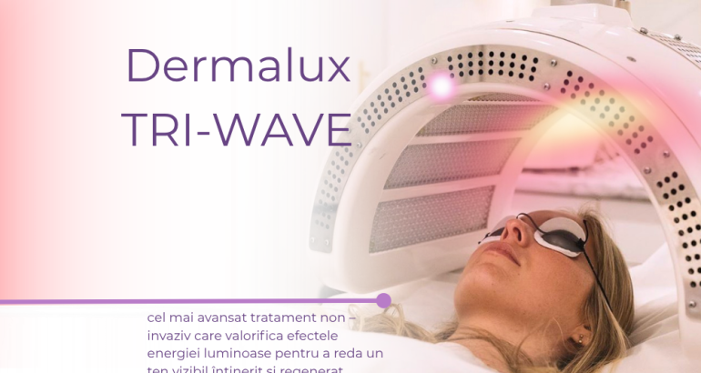 Puterea fototerapiei – Dermalux Tri-Wave la DERMASPA